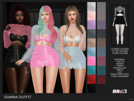 Gianna Outfit March 2022 Group Gift by MOoH! | Teleport Hub - Second Life Freebies | Second Life Freebies | Scoop.it