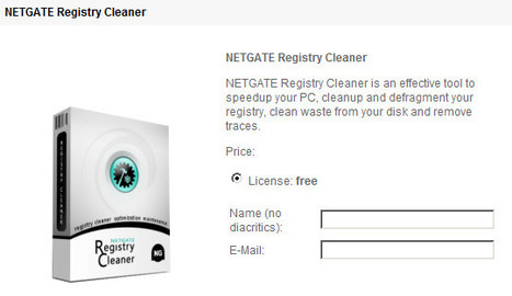 licence gratuite: Logiciel gratuit NETGATE Registry Cleaner 2011 licence gratuite pour Windows 7 , Vista , XP ,promotion gratuite temporaire | Logiciel Gratuit Licence Gratuite | Scoop.it