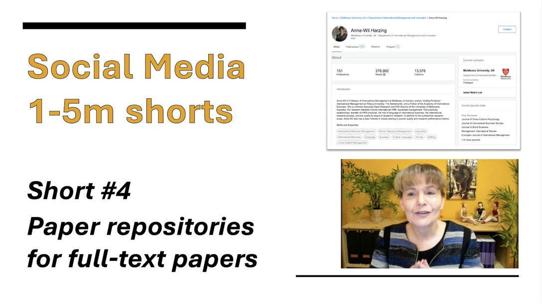 Social media 4 - Paper repositories | Notebook ...
