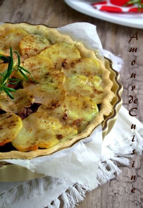 tourte au boeuf - Amour de cuisine | Plats et recettes rapides, idées de menu de semaine sain et facile | Scoop.it