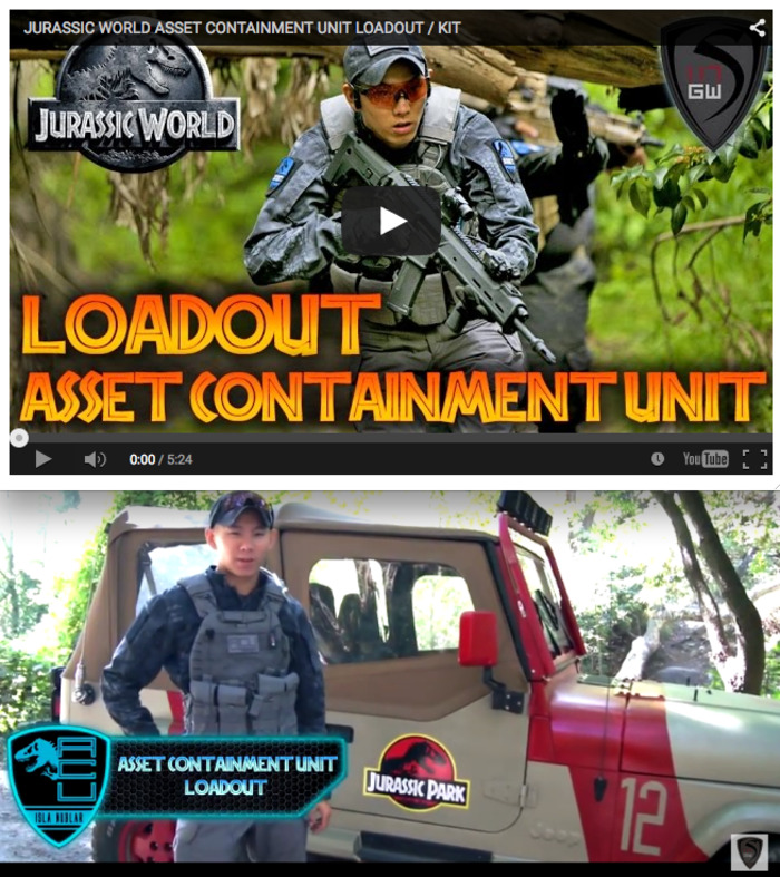 JURASSIC WORLD ASSET CONTAINMENT UNIT LOADOUT / KIT - Spartan117GW on YouTube | Thumpy's 3D House of Airsoft™ @ Scoop.it | Scoop.it