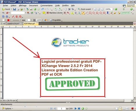 Logiciel professionnel gratuit PDF-XChange Viewer 2.5.2 Fr 2014 Licence gratuite Edition Creation PDF et OCR | Logiciel Gratuit Licence Gratuite | Scoop.it