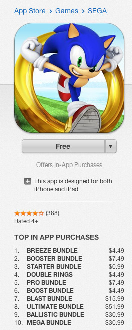 The cost of in-app purchases! | iPad game apps for children | Scoop.it