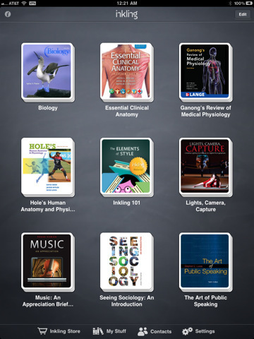 Inkling: A Textbook Platform for iPad | Tools for Teachers & Learners | Scoop.it