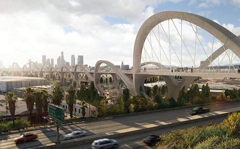Visions of Sixth Street - plans for a new, pedestrian-friendly bridge in Los Angeles | URBANmedias | Scoop.it