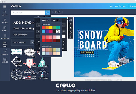 Crello. Un studio de conception graphique à la portée de tous – Les Outils Tice | Didactics and Technology in Education | Scoop.it