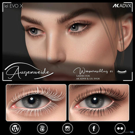 Wimpernschlag 03 Eyelashes January 2023 Gift by Augenweide | Teleport Hub - Second Life Freebies | Second Life Freebies | Scoop.it