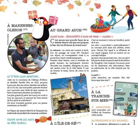 Le Clued'Auch mis en avant par Famille + | Professionnels du tourisme du Grand Auch C&oelig;ur de Gascogne | Scoop.it