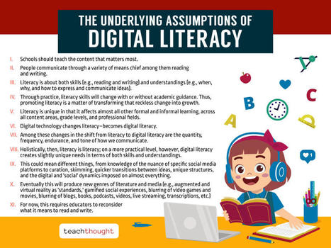 11 Underlying Assumptions Of Digital Literacy | Aprendiendo a Distancia | Scoop.it