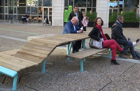 [Presse] La Défense teste des bancs et des tables à pique-nique - Le Parisien 3/10/2019 | Veille du laboratoire AAU | Scoop.it