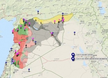 Qui sont les cartographes de la guerre de Syrie? La réponse de Gael Cérez | Le Kurdistan après le génocide | Scoop.it