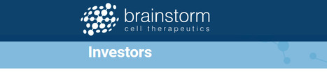Press Release - BrainStorm | #ALS AWARENESS #LouGehrigsDisease #PARKINSONS | Scoop.it
