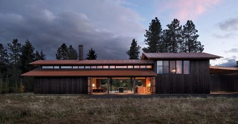 Inspiration vernaculaire des bâtiments agricoles américains pour cette maison bois | Build Green, pour un habitat écologique | Scoop.it