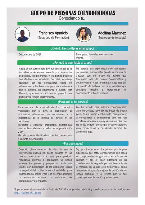 El Grupo de Personas Colaboradoras de la Junta de Andalucía para la Evaluación de Políticas Públicas (IV) | Evaluación de Políticas Públicas - Actualidad y noticias | Scoop.it
