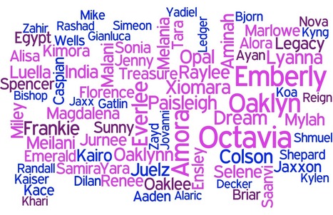 The Top 1000 Baby Names of 2017: Entries and Exits | Name News | Scoop.it
