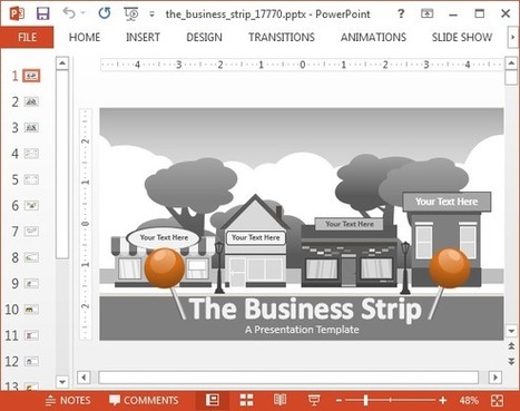 Animated Business Strip PowerPoint Template | PowerPoint presentations and PPT templates | Scoop.it