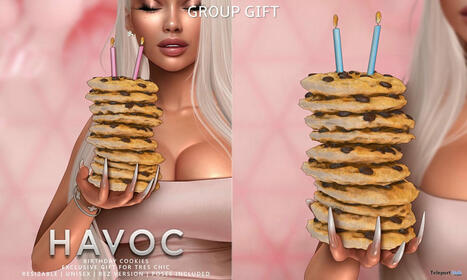 Birthday Cookies Tres Chic Event May 2024 Group Gift by Havoc | Teleport Hub - Second Life Freebies | Second Life Freebies | Scoop.it