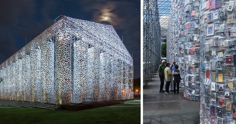 Artist Uses 100,000 Banned Books To Build A Full-Size Parthenon At Historic Nazi Book Burning Site | Didactics and Technology in Education | Scoop.it