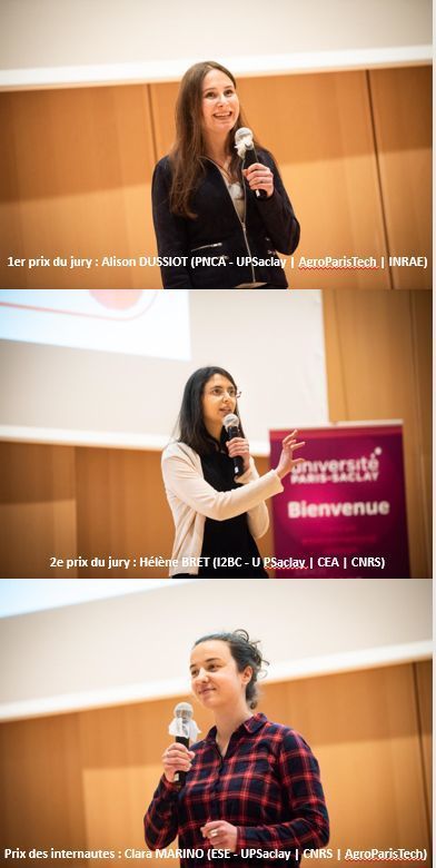 Alison Dussiot, Hélène Bret et Clara Marino : trois doctorantes en SdV primées à la finale MT180 de UPSaclay | Life Sciences Université Paris-Saclay | Scoop.it