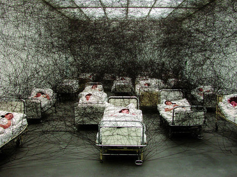 Chiharu Shiota: "During Sleep" | Art Installations, Sculpture, Contemporary Art | Scoop.it