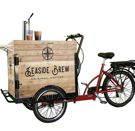 tricycle coffee cart