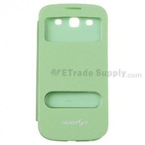 Samsung Galaxy S III (S3) Series S View Cover - Green | Protective Case & Repairing Tool & Earphone | Scoop.it