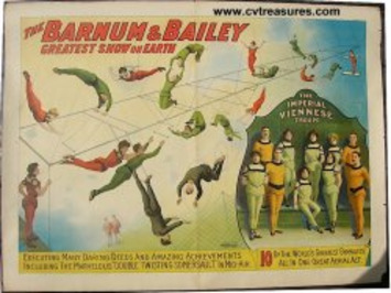 ARNUM AND BAILEY VIENNESE TROUP  Original Vintage Circus Poster, 1905 | Antiques & Vintage Collectibles | Scoop.it