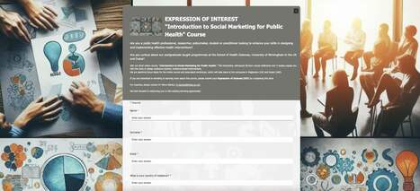  "Introduction to Social Marketing for Public Health" Course | Italian Social Marketing Association -   Newsletter 225 | Scoop.it