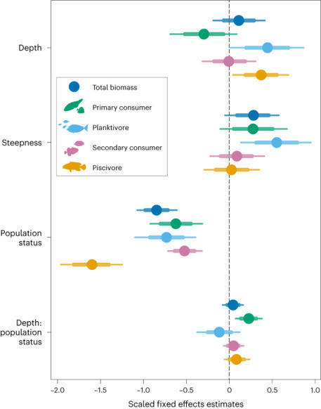 Local human impacts disrupt depth-dependent zonation of tropical reef fish communities - Nature Ecology & Evolution | Biodiversité | Scoop.it