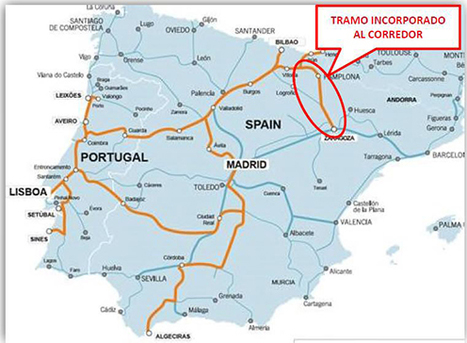 La Comisión Europea aprueba extender el corredor ferroviario de mercancías Atlántico hasta Zaragoza | Ordenación del Territorio | Scoop.it