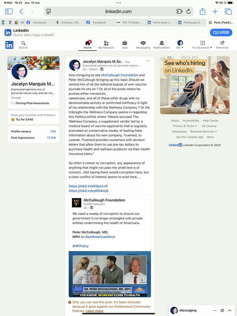 How interesting to see how the McCullough Foundation and other&hellip; | Jocelyn M. | H&eacute;sitations Vaccinales: Observatoire HESIVAXs | Scoop.it