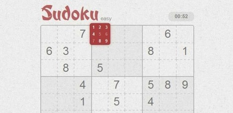 Sudokubum &ndash; Un juego de Sudoku hecho en HTML5 | Recull diari | Scoop.it