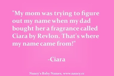 Name Quotes #68: Ciara, Mayday, Bruce – | Name News | Scoop.it