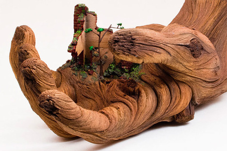 Cycle of Decay: A Sculpted Ceramic Hand that Looks Like a Carved Tree Branch | El Mundo del Diseño Gráfico | Scoop.it