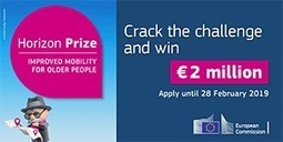 H2020 Inducement Prize Improved mobility for older people - €2 million | EU FUNDING OPPORTUNITIES  AND PROJECT MANAGEMENT TIPS | Scoop.it