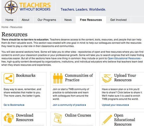 Resources | Teachers Without Borders | moodle3 | Scoop.it