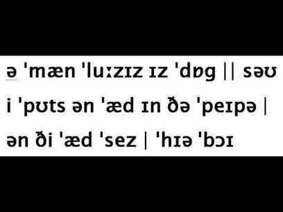 Humour in Phonetic Transcription | Linguistics & Language Neurology | Scoop.it
