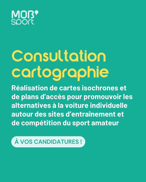 Consultation cartographie | R&eacute;alisation de cartes isochrones | 2 - Appel &agrave; projets - &agrave; contributions | Scoop.it