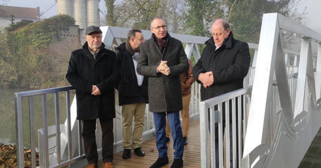 Vonnas. La passerelle de la rue du Moulin a &eacute;t&eacute; inaugur&eacute;e (Acc&egrave;s r&eacute;serv&eacute; aux abonn&eacute;s) | L'Architecture, l'Urbanisme, l'Environnement, le Paysage et le Patrimoine... vus par le CAUE de l'Ain. | Scoop.it