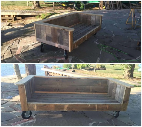 Outdoor Pallet Sofa | 1001 Pallets ideas ! | Scoop.it