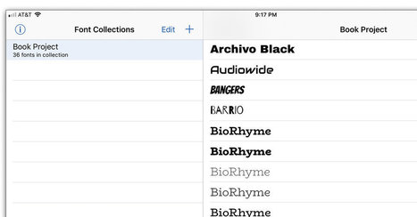 Adding Fonts to an iPad - The New York Times | Font Lust & Graphic Desires | Scoop.it