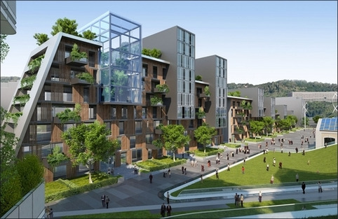 Un projet de quartier autosuffisant | Veille territoriale AURH | Scoop.it
