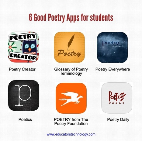 6 Great iPad Poetry Apps for Students ~ Educational Technology and Mobile Learning | Soup for thought | Scoop.it