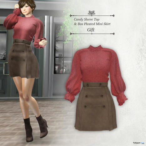 Candy Sleeve Top October 2022 Group Gift by S@BBiA | Teleport Hub - Second Life Freebies | Second Life Freebies | Scoop.it