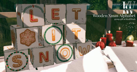 Xmas Wooden Alphabet December 2021 Group Gift by KraftWork | Teleport Hub - Second Life Freebies | Second Life Freebies | Scoop.it