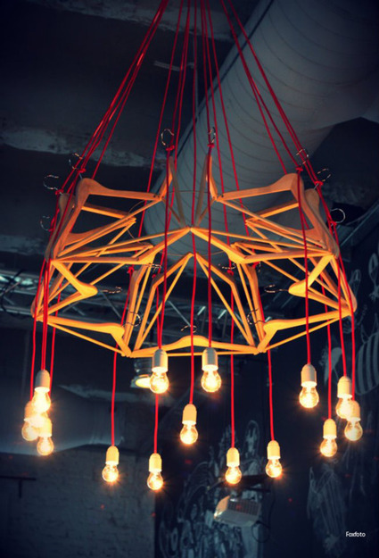 Hanger chandelier | 1001 Creative ideas ! | Scoop.it