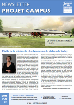 La Newsletter Projet Campus n°26 est en ligne | Life Sciences Université Paris-Saclay | Scoop.it