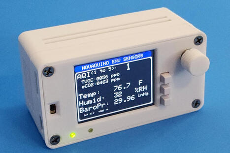 Arduino-programmable environmental and air quality sensor kit features ENS160 and BME280 sensors - CNX Software | Embedded Systems News | Scoop.it