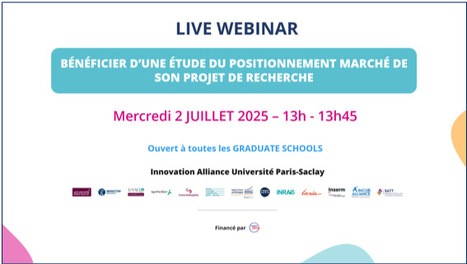 Bénéficier d’une étude de marché - SATT Paris-Saclay | Life Sciences Université Paris-Saclay | Scoop.it