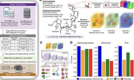 De Novo Multi-Mechanism Antimicrobial Peptide Design via Multimodal Deep Learning | advS | RMH | Scoop.it